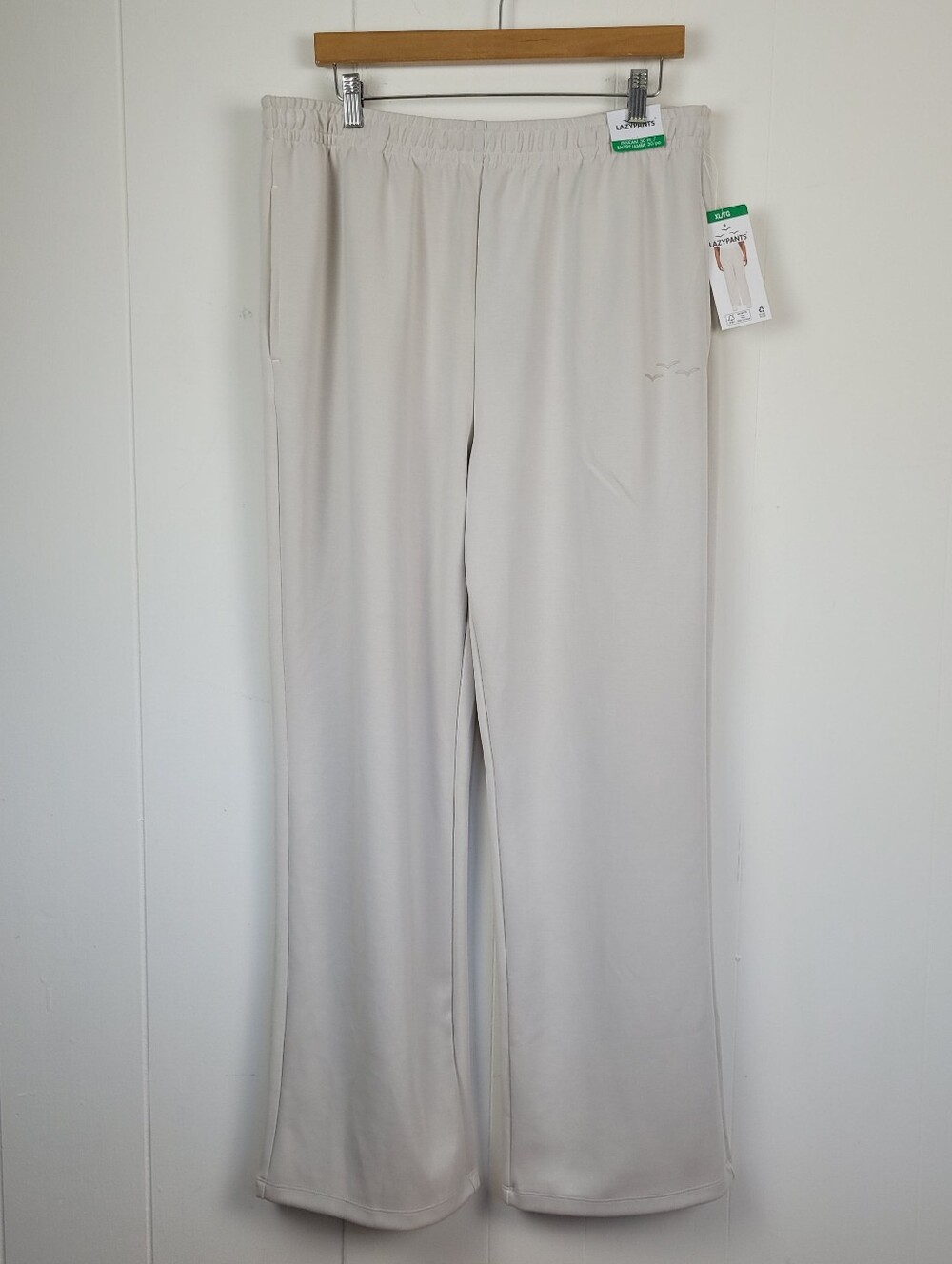 Lazypants XL Cream Wide Leg Casual Pants